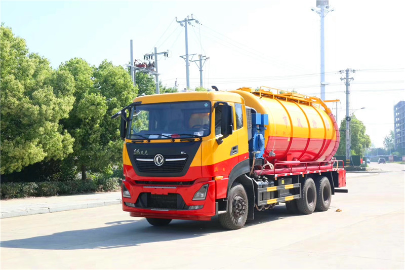 國六東風(fēng)天龍后雙橋清洗吸污車 國六東風(fēng)天龍后雙橋清洗吸污車