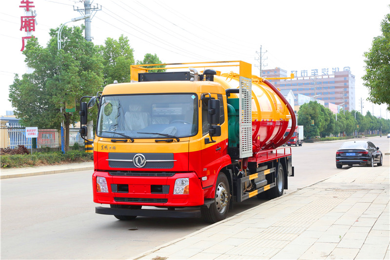國六東風天錦清洗吸污車圖片 國六東風天錦清洗吸污車圖片