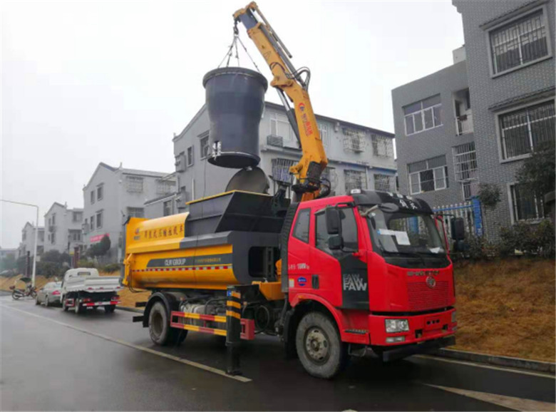 解放吊裝式壓縮垃圾車 解放吊裝式壓縮垃圾車