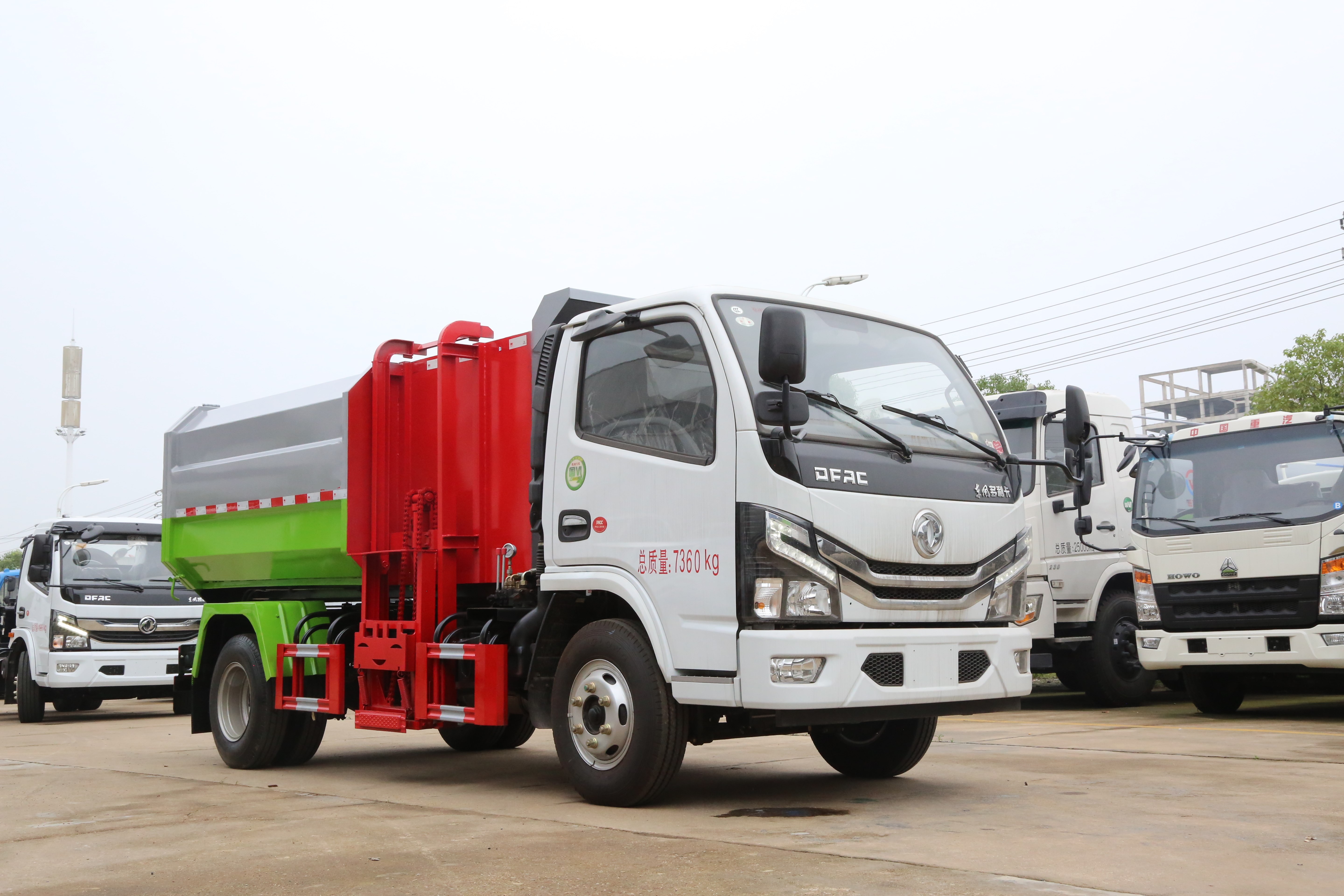 東風6方掛桶垃圾車 東風6方掛桶垃圾車